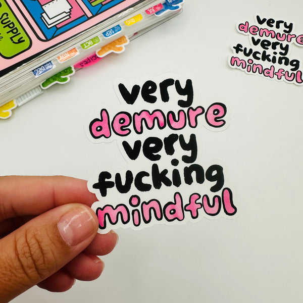 Very Demure Vinyl Sticker