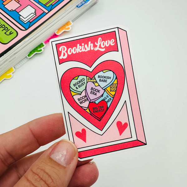 Bookish Love Candy Vinyl Stickers