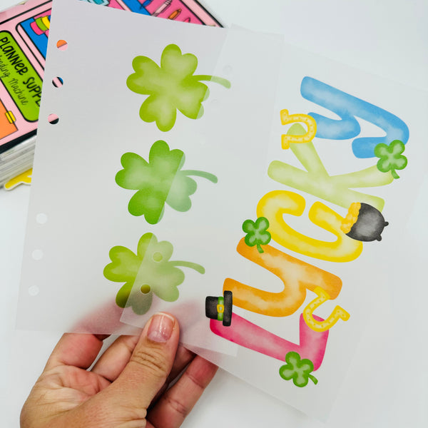 St. Patty's Vellum Dashboards