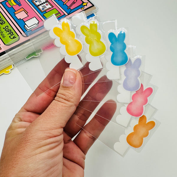 Peep Mini Tab Planner Dividers - SIDE TABS