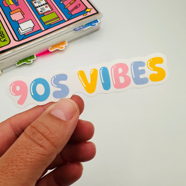 90s Vibes Vinyl Stickers