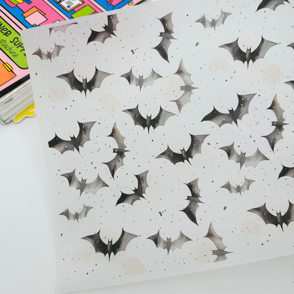 Pastel Bats Vellum